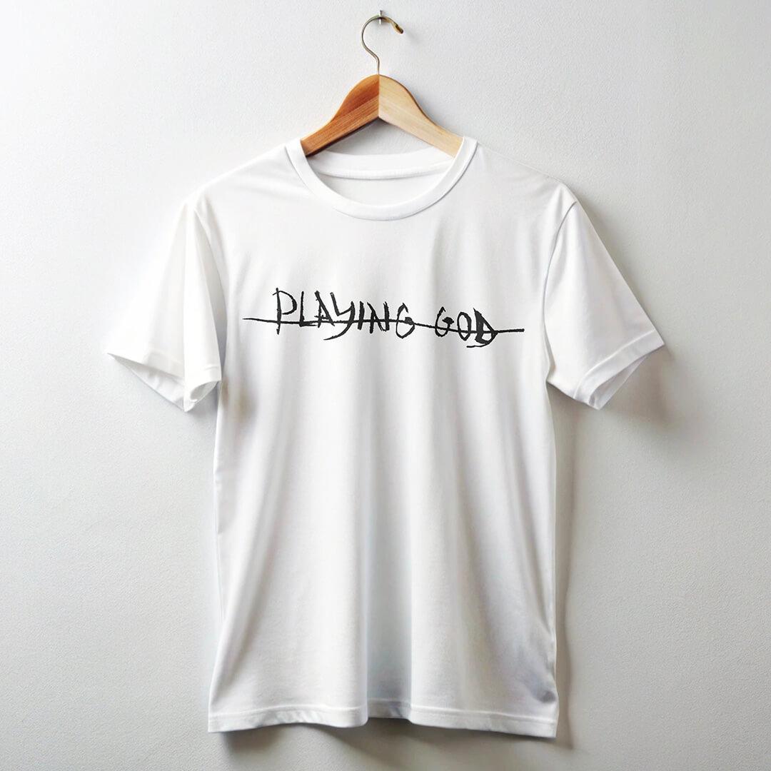 Playing God Logo Tee